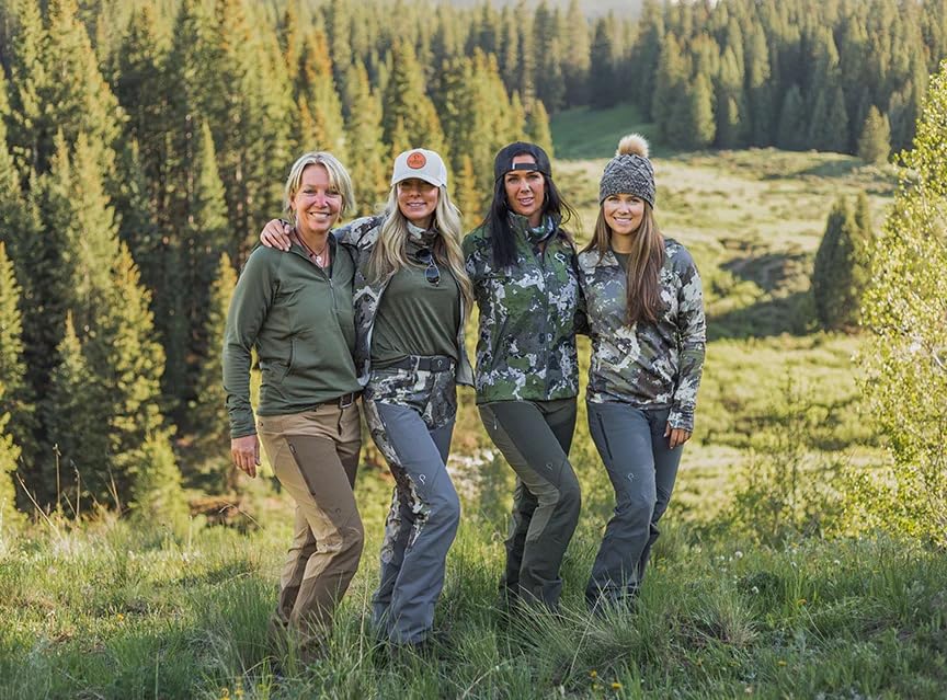 Pradlann Field Pants - Women's Lightweight Waterproof Hunting Pants with Stretch & Pockets - Perfect for Outdoor Adventures, Hiking, and Camping
