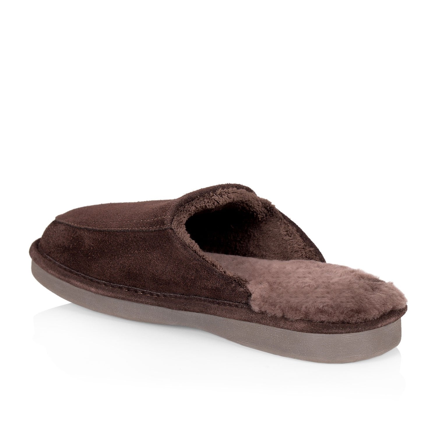 Comfortable Todd Men's Brown Slippers - Soft Indoor/Outdoor House Shoes for Relaxation & Lounge Wear