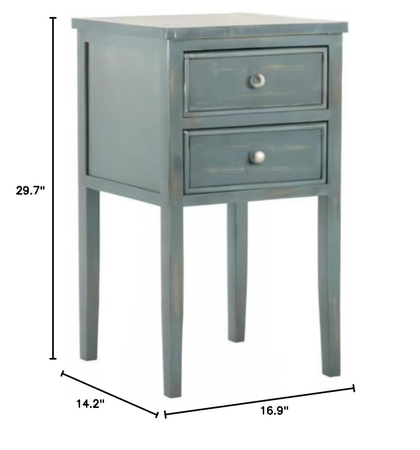 Dark Teal End Table - 16.9