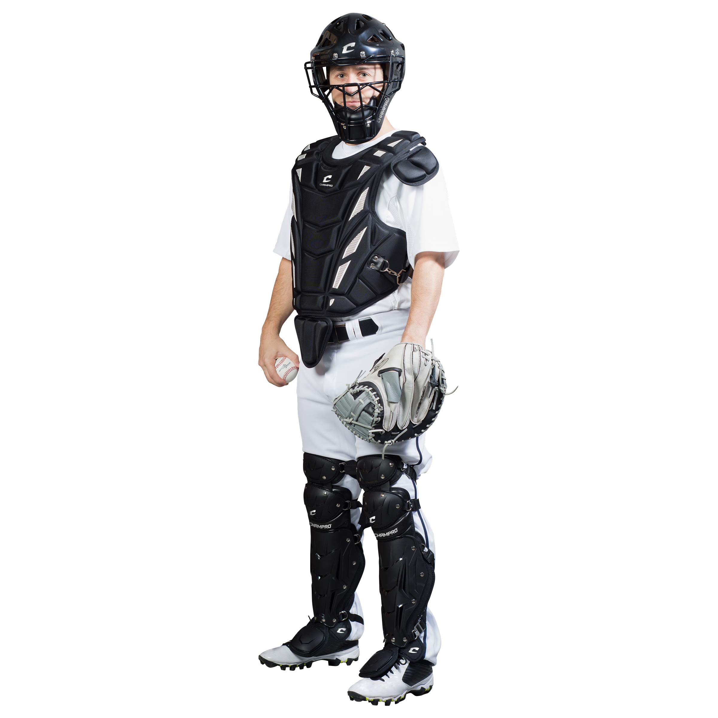 CHAMPRO Triple-Play Youth Catcher's Set - Baseball Catcher Gear for Kids & Teens - Perfect for Little League, Training & Games