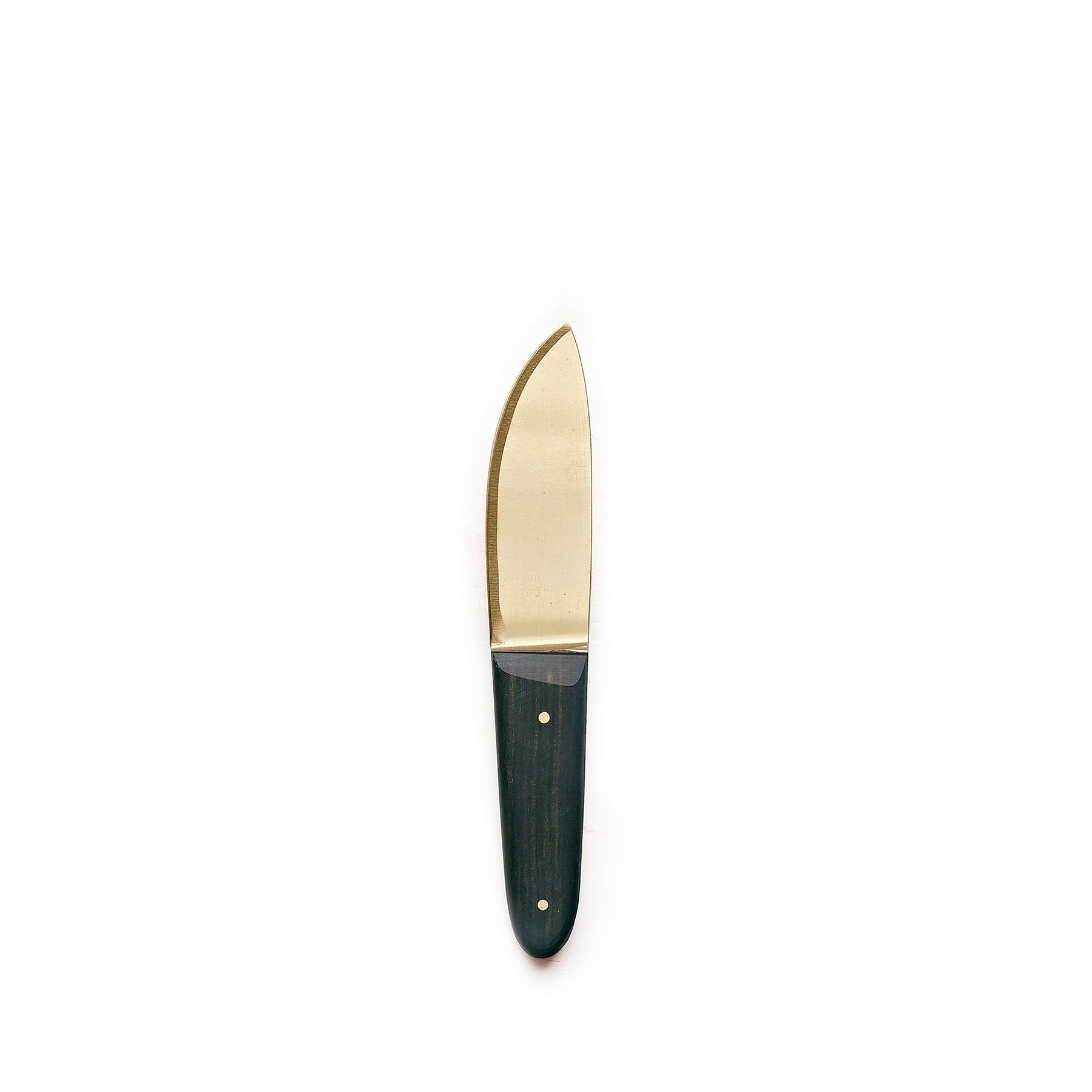 Premium Large Brass and Walnut Cheese Knife Set - Handcrafted Cheese Serving Utensil for Charcuterie Boards, Wine Parties & Gourmet Entertaining