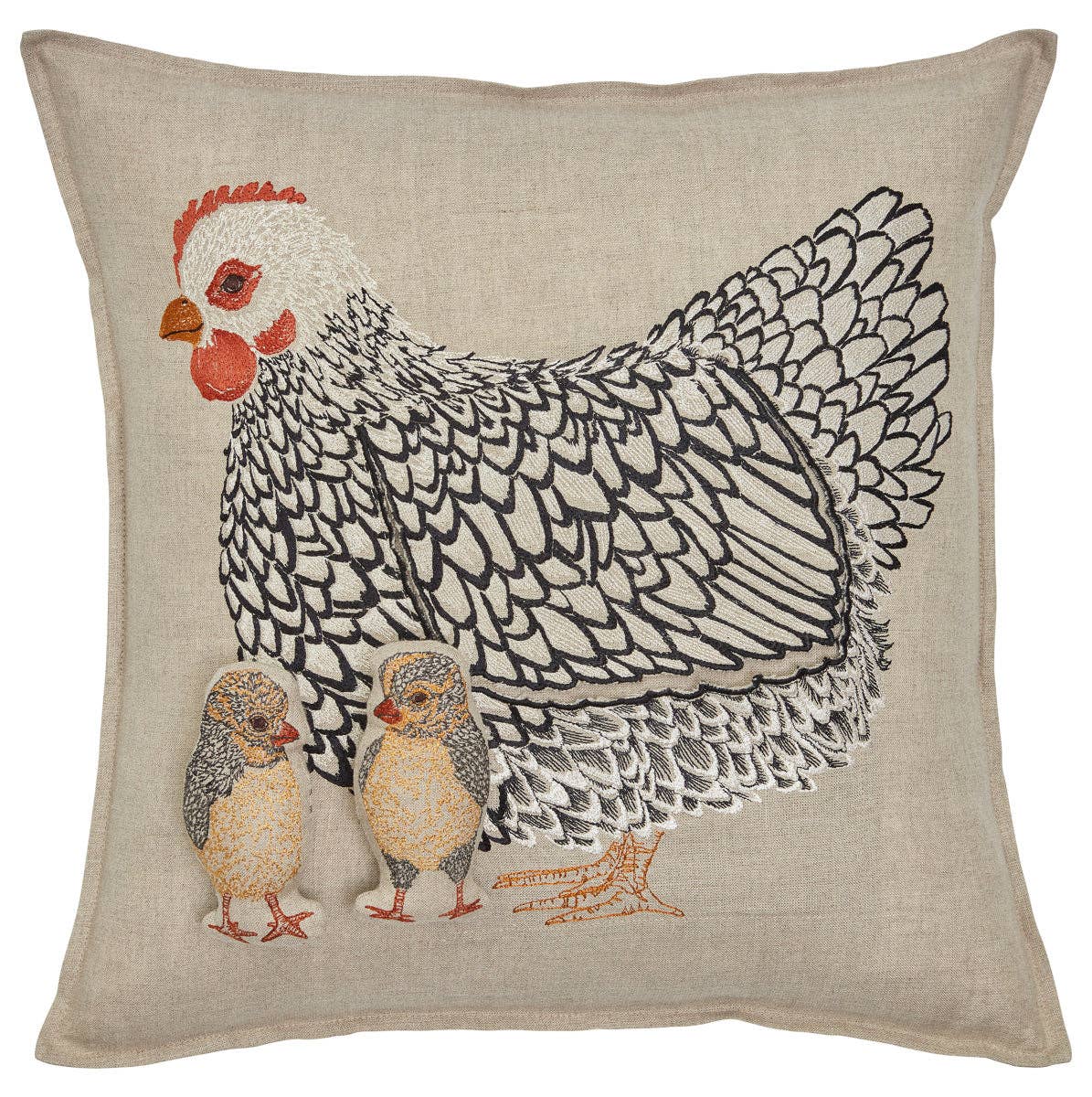 Mother Hen Pocket Pillow - Soft & Cozy Decorative Throw Pillow Cover | Coral & Tusk | Perfect for Nursery, Living Room & Bedroom Decor