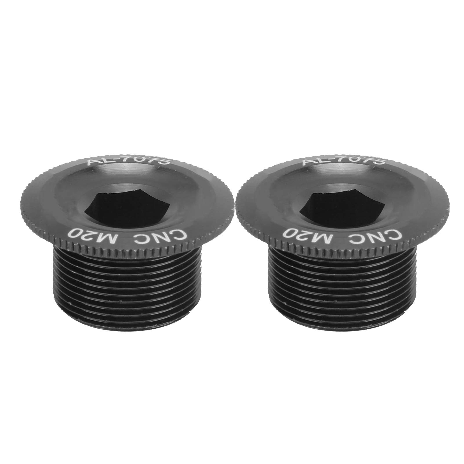 Aluminum Alloy High Hardness Professional Bike Crank Arm Bolts - Durable Crank Screw Cap for Road Bikes & Mountain Bikes | Perfect for Cycling Maintenance & Bike Repairs
