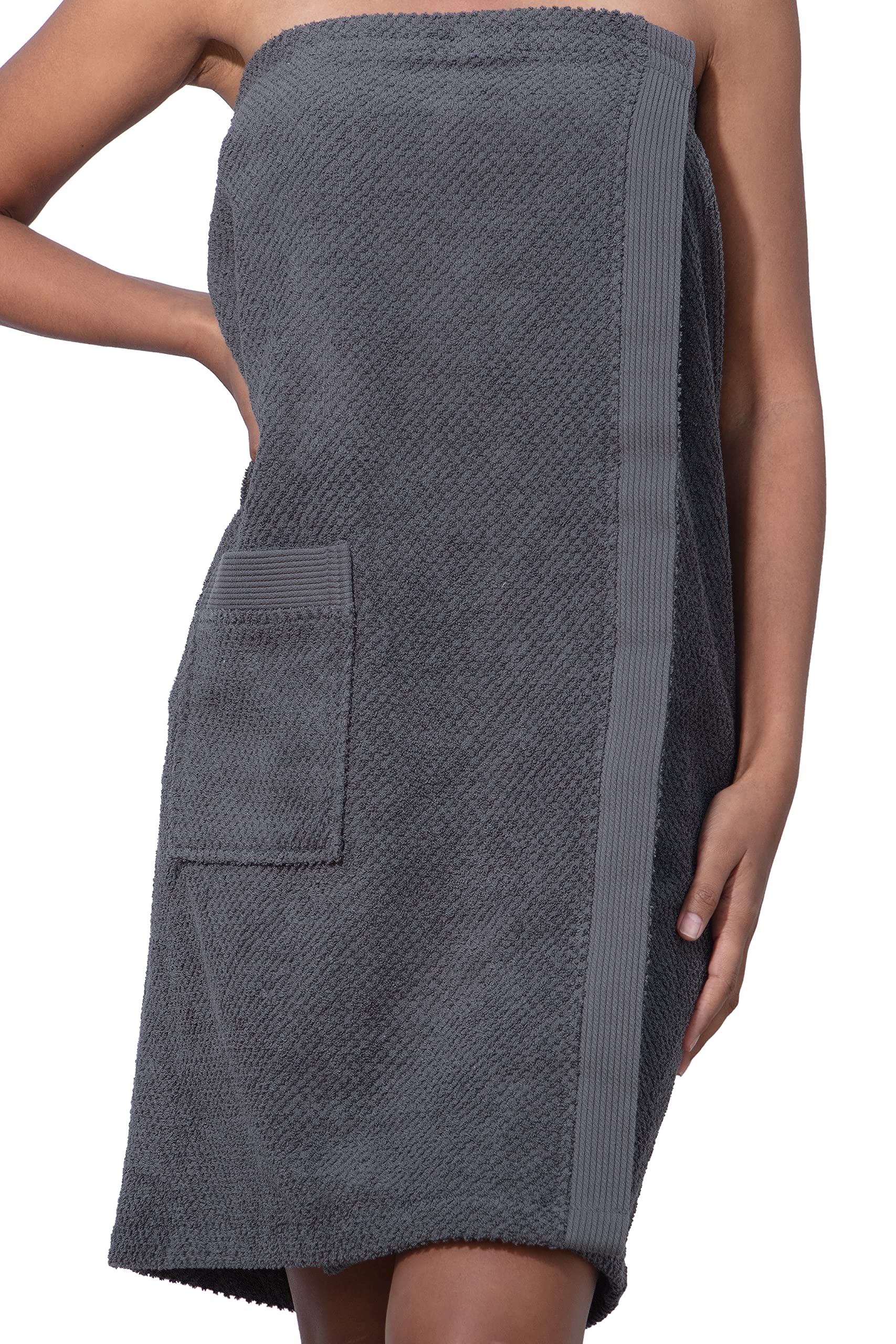Luxury Spa Towel Wrap for Women - 100% Turkish Cotton Bathrobe with Adjustable Belt - OEKO-TEX® Certified Soft Body Towel - Perfect for Spa, Beach & Home Relaxation