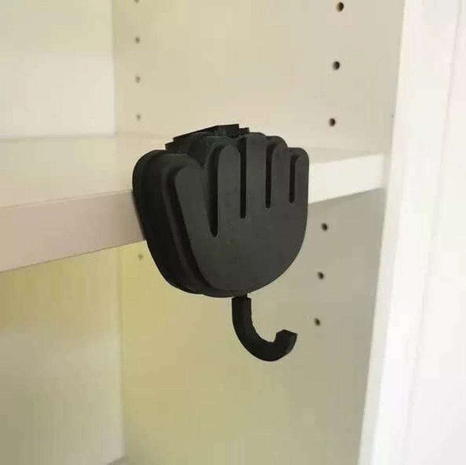 Sturdy Wall Mounted Key Holder with Hooks - Organize Keys, Hats & Accessories for Home, Office & Entryway
