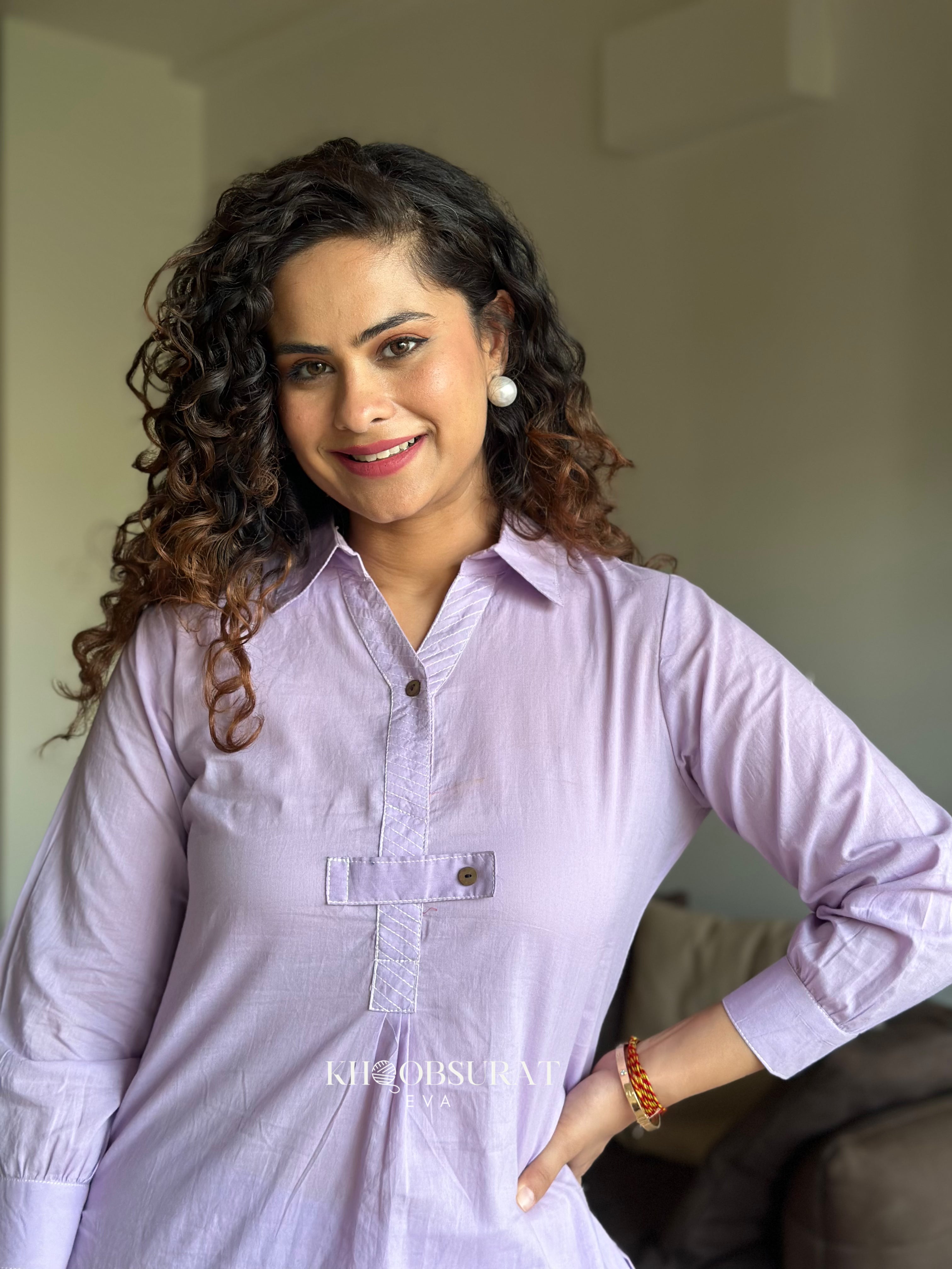Stylish Mumbai Muse Purple Kurta Set for Women | Traditional Indian Ethnic Wear | Perfect for Festivals, Weddings & Casual Outings