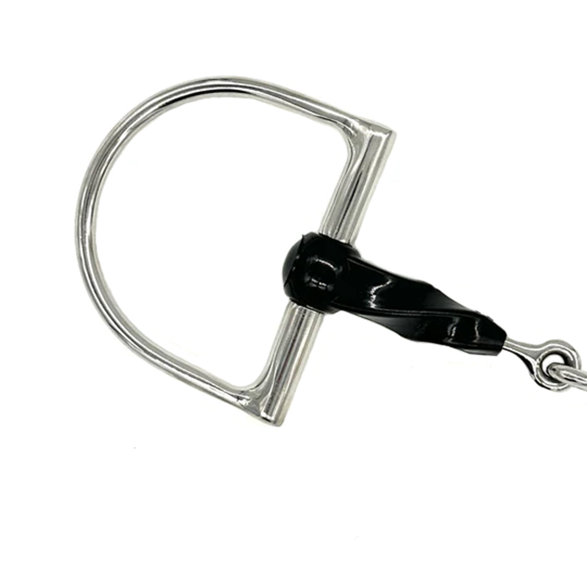 AJR Rubber Twist Dee Bit - High-Quality Horse Training Bit for Gentle Control | Perfect for Dressage, Jumping & Trail Riding