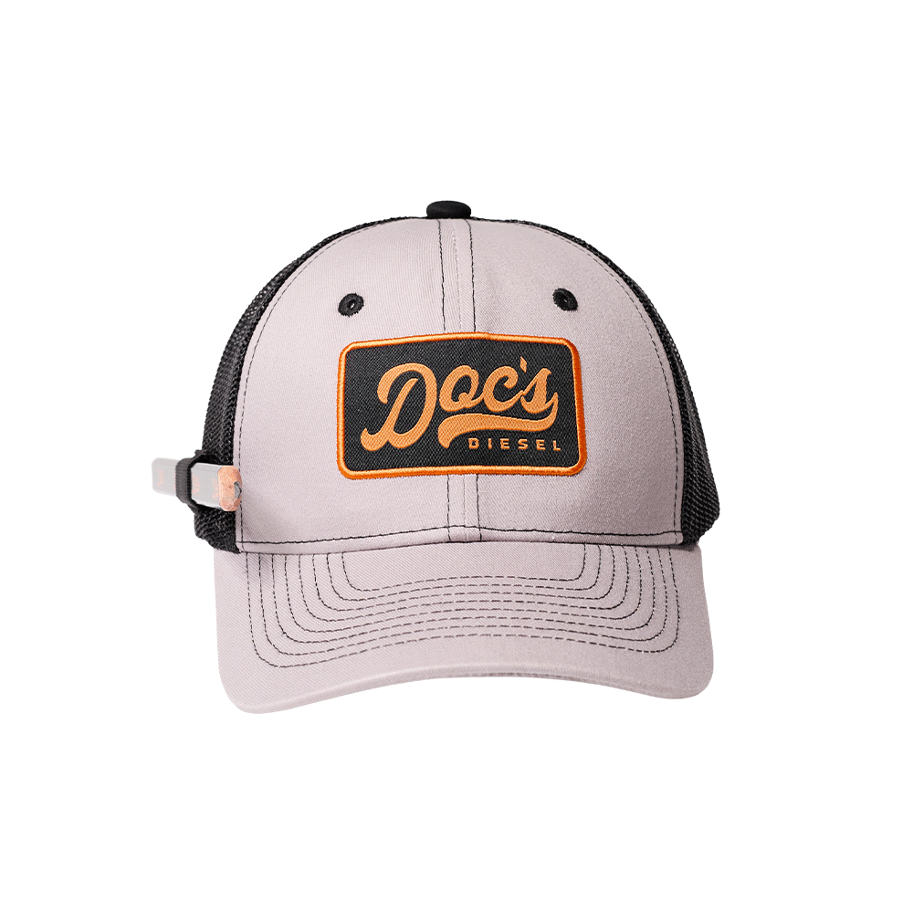 Doc's Diesel The Contractor Hat - Premium Adjustable Trucker Cap for Construction & Outdoor Work - Ideal for Contractors, Builders & DIY Enthusiasts