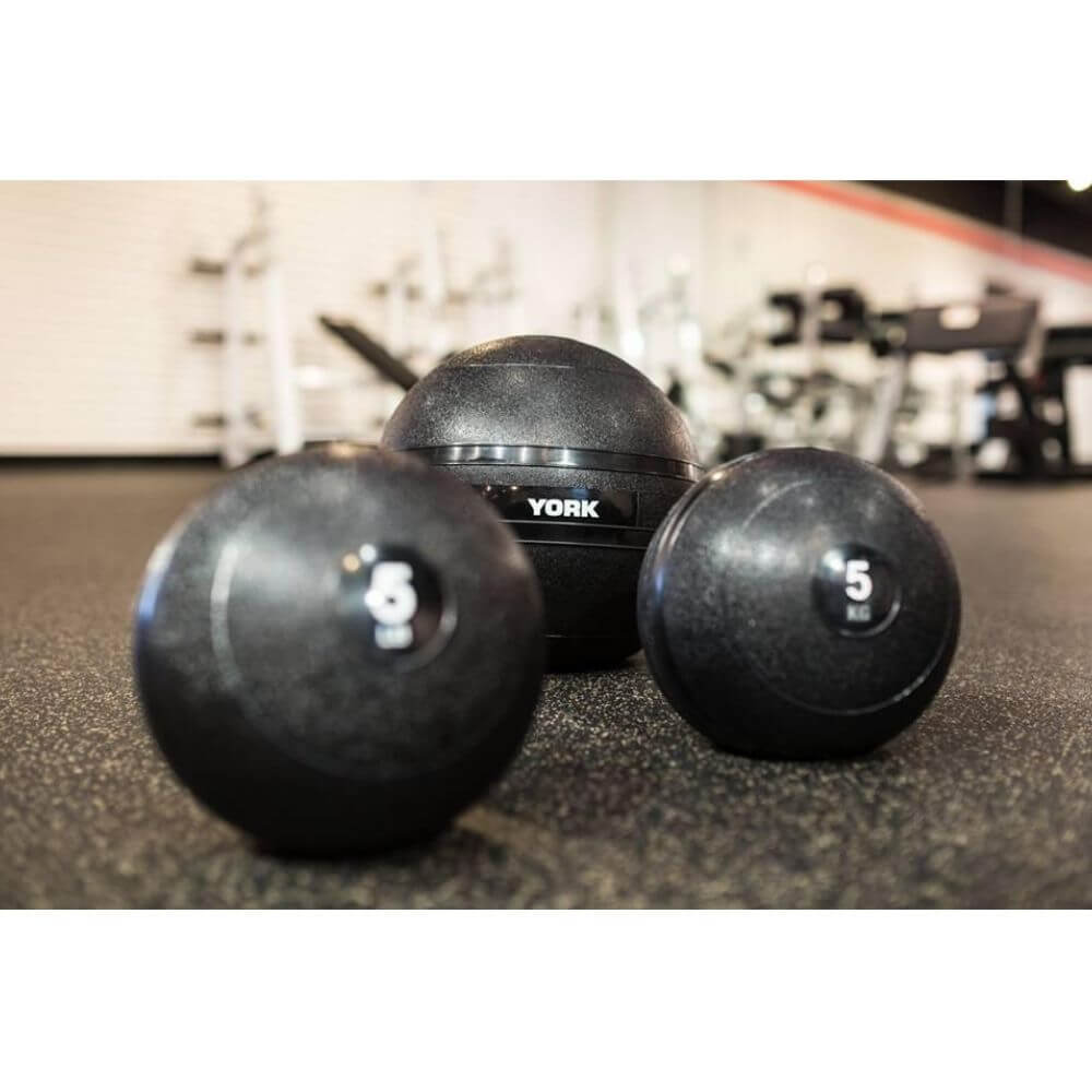 York Slam Balls - Heavy Duty Rubber Medicine Ball for CrossFit, Strength Training & Functional Fitness - Perfect for Home Gym, Workouts & Athletic Conditioning