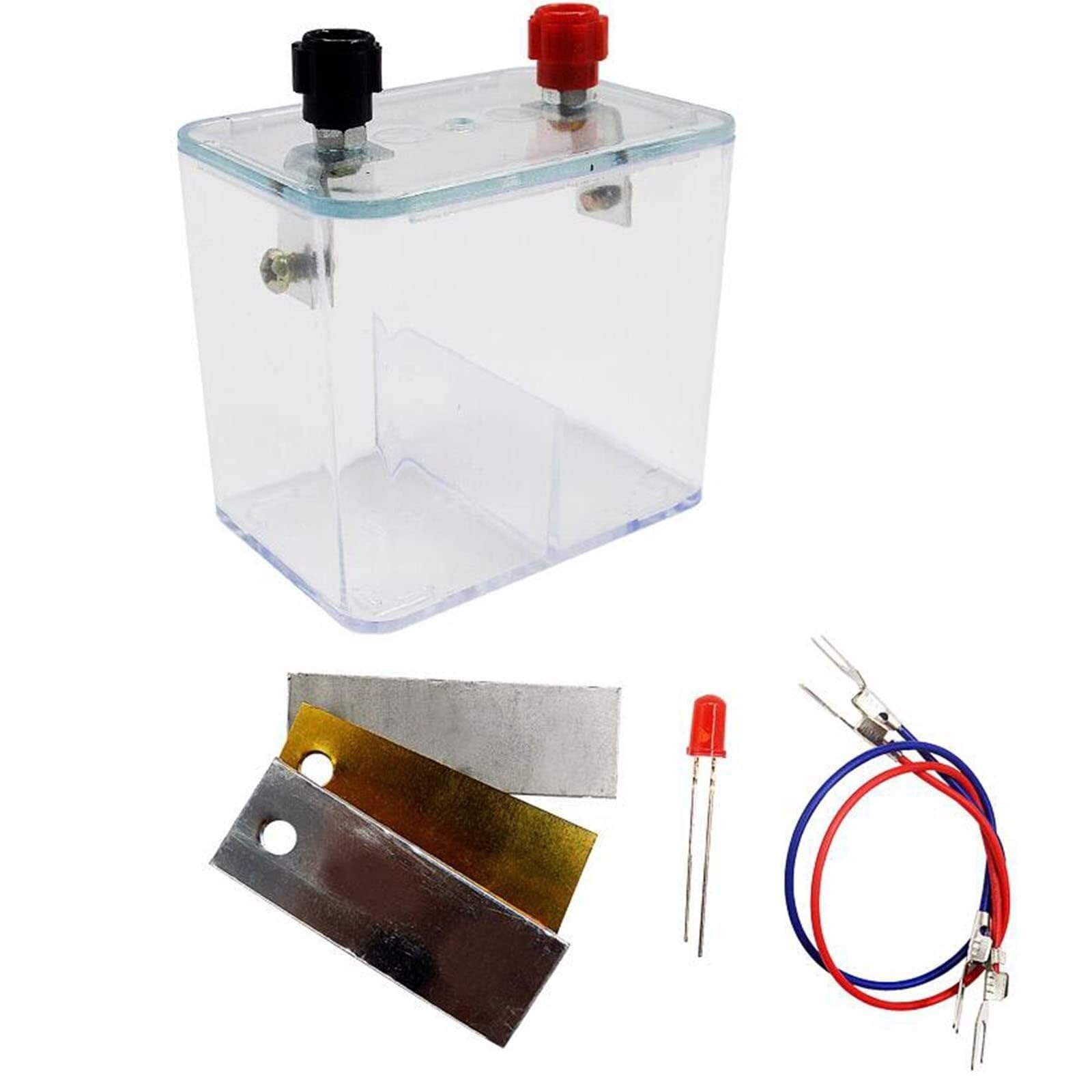 Primary Battery Experiment Kit - Convert Chemical to Electrical Energy for Science Labs & Teaching