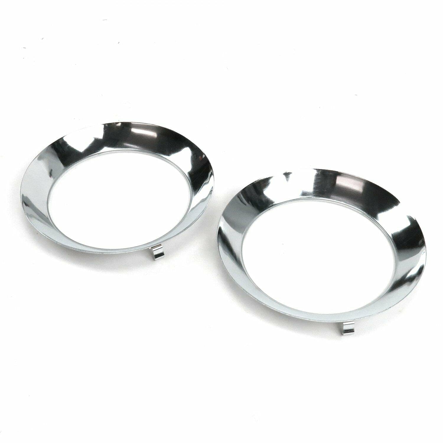 ZZXIA Chrome Trim Rings for Frenched Headlight Kit - Pair (1928 Model) | Perfect for Classic Car Restoration & Custom Hot Rod Builds