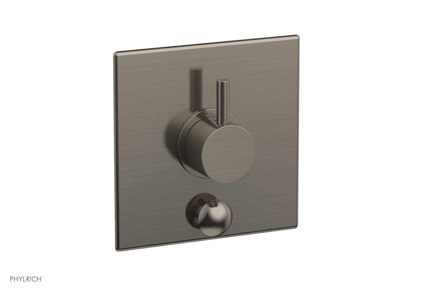 BASIC II Pressure Balance Shower Plate with Diverter and Handle Trim Set 4 203 - Chrome Finish for Bathroom & Shower Installation - Perfect for Home Renovation and Modern Bathroom Upgrades