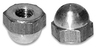 M3 Cap Nuts / Acorn Nuts - 100 Pack - Stainless Steel Dome Hex Nuts for Furniture, Automotive & DIY Projects