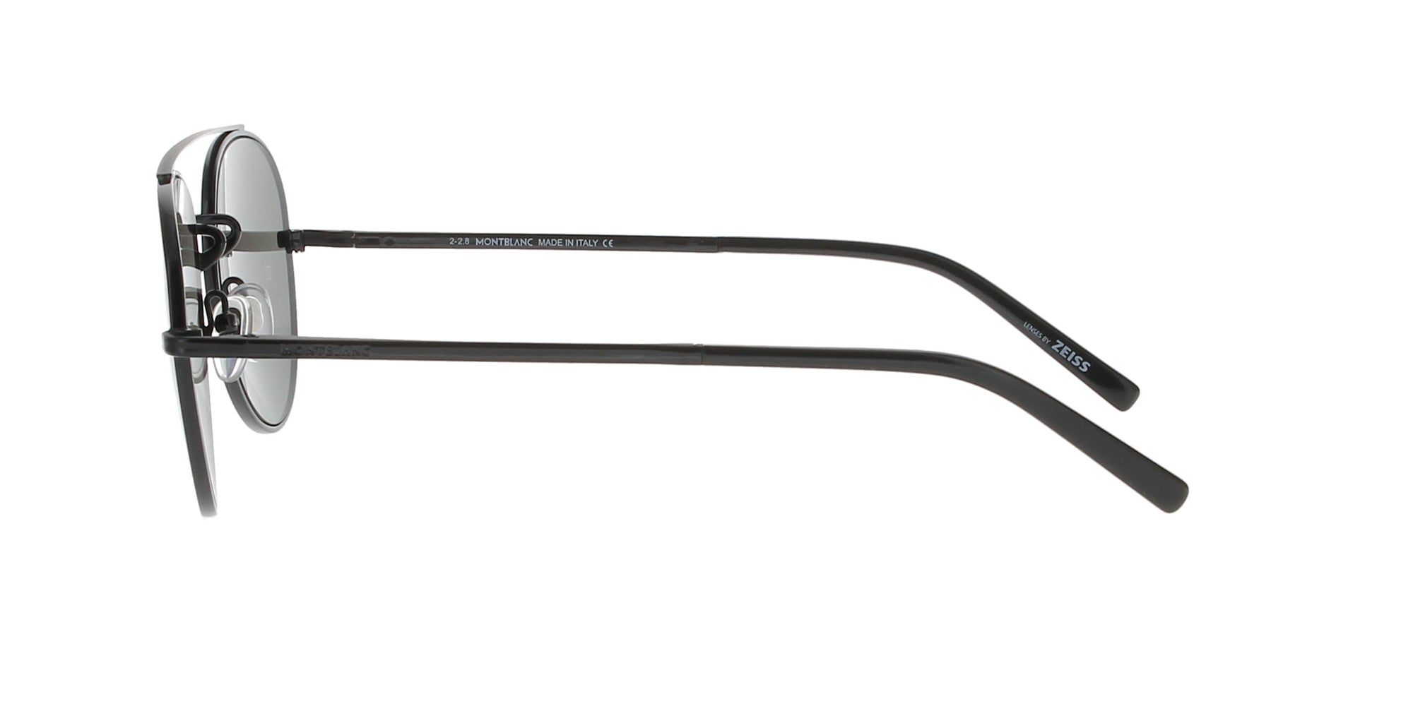 Stylish Black Metal Round Teardrop Mont Blanc Sunglasses - UV Protection Polarized Lenses for Men & Women - Perfect for Driving, Beach, and Outdoor Activities