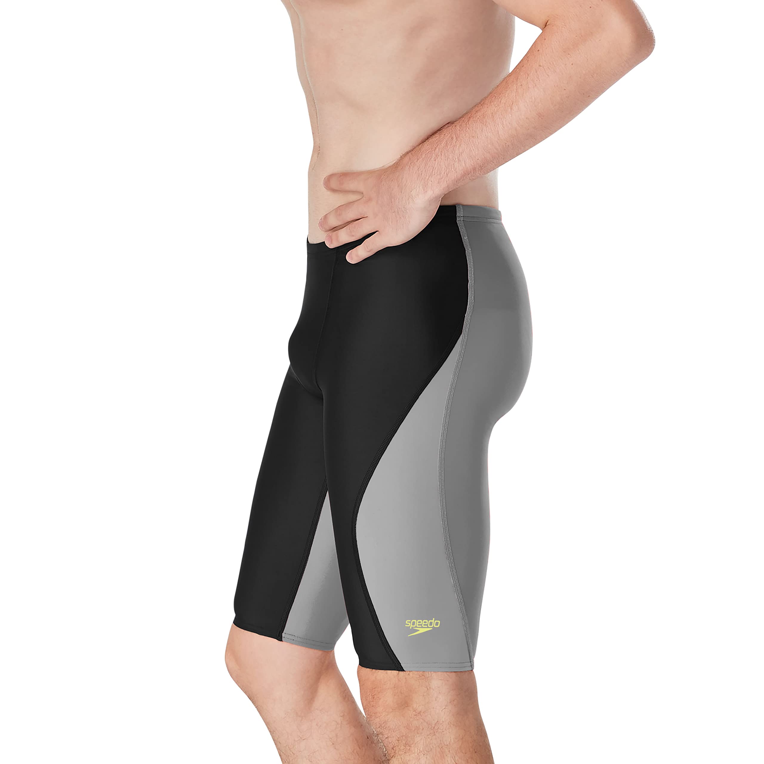 Speedo Men's Swimsuit Jammer Prolt Solid - High Performance Competitive Swimwear for Training & Racing - Perfect for Lap Swimming, Triathlons & Water Sports