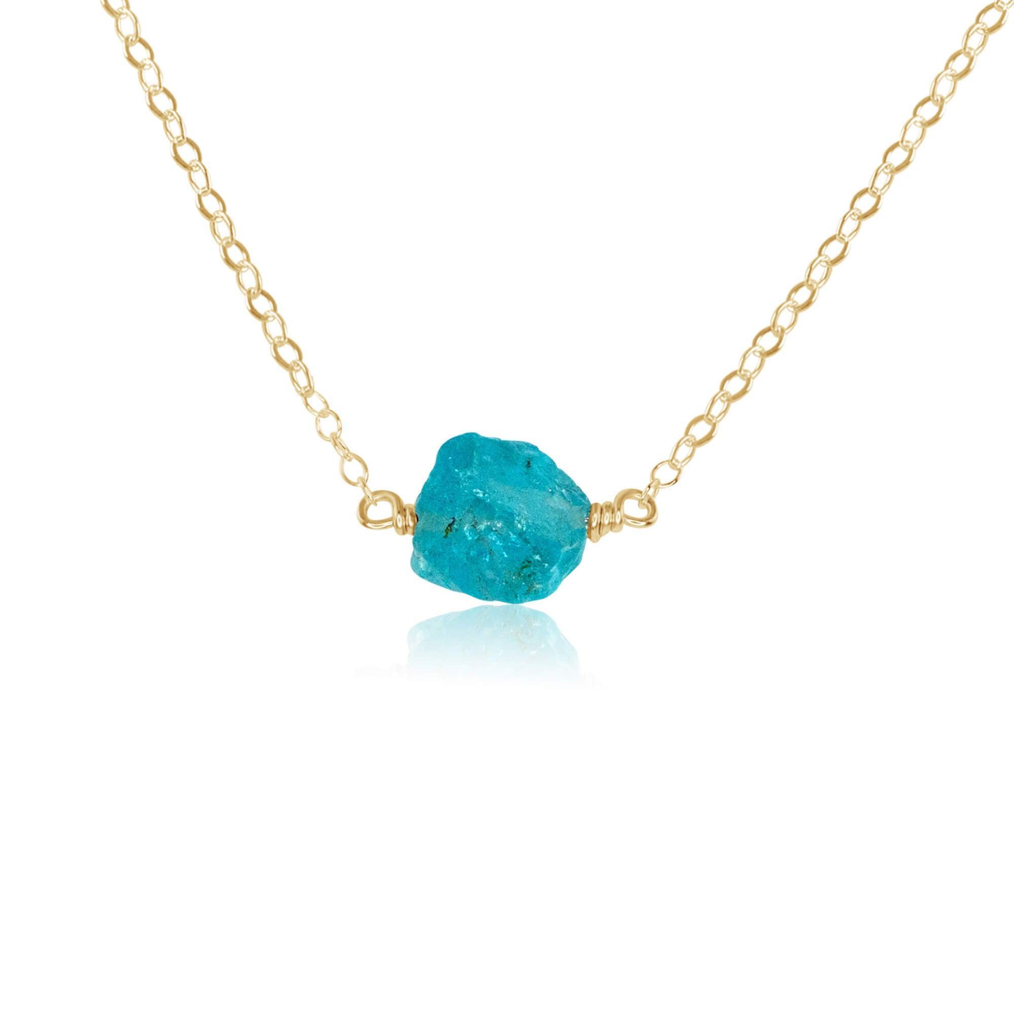 Raw Apatite Crystal Necklace - Natural Healing Stone Jewelry for Women, Chakra Balancing & Energy Protection | Perfect for Meditation, Yoga & Spiritual Gifts