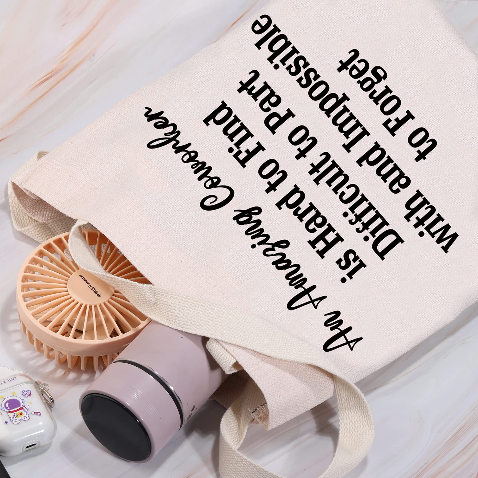 LEVLO Coworker Leaving Tote Bag - Premium Farewell Gift for Amazing Colleagues | Durable Work Commute & Shopping Tote | Perfect for Office Goodbye Parties, Retirement Gifts & Coworker Appreciation