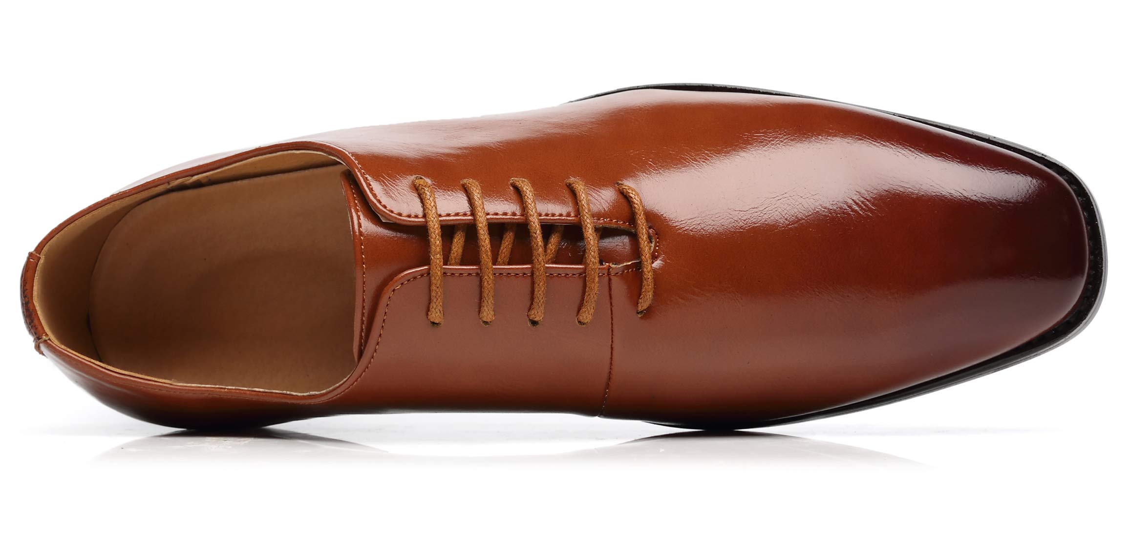 Premium Men's Wholecut Oxford Dress Shoes - Genuine Leather Formal Lace-Up Shoes for Business & Wedding - Perfect for Office, Interviews & Special Occasions