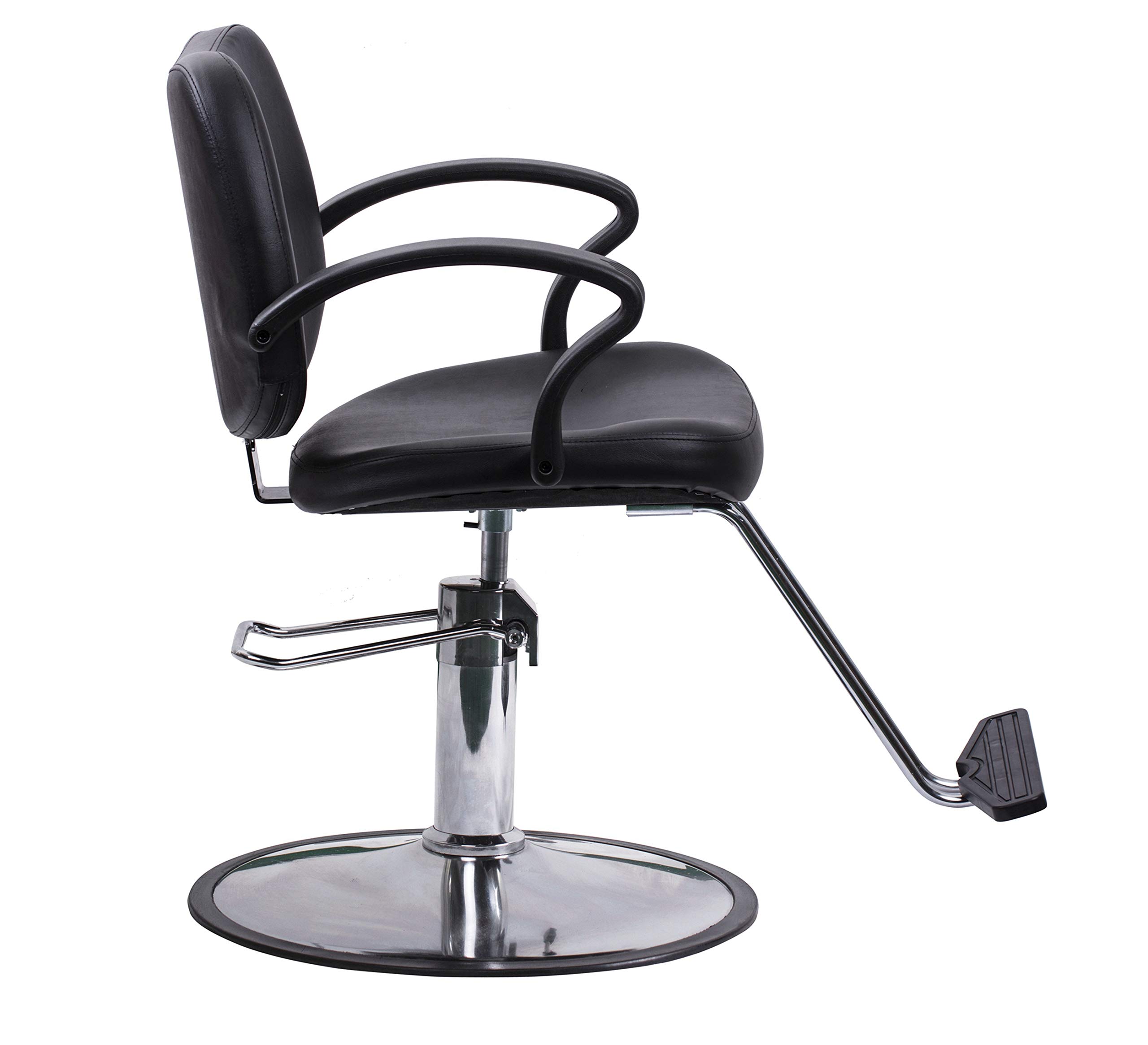 Professional Hydraulic Barber Chair - 360° Swivel Styling Salon Chair for Haircuts & Shaves | Durable Beauty Spa Equipment for Barbershops & Home Use