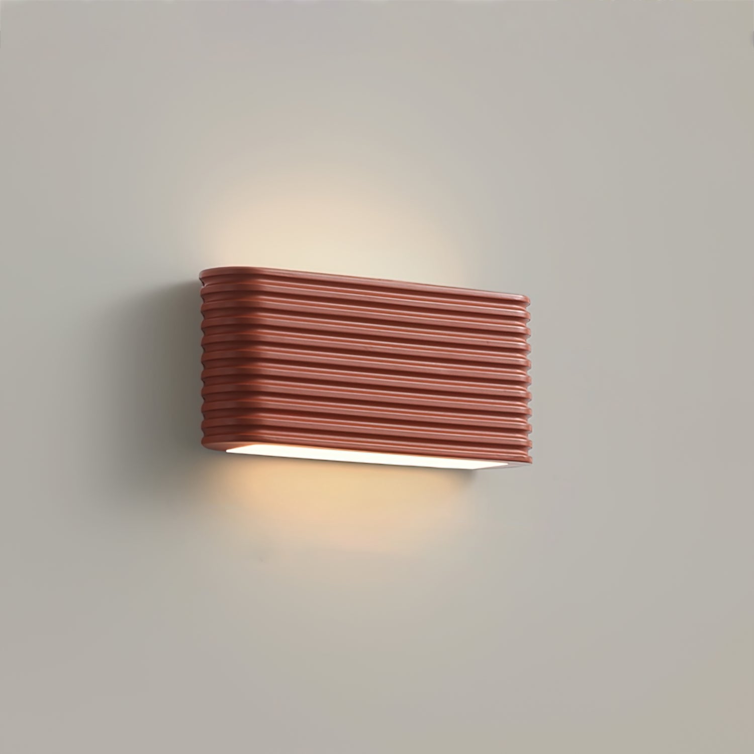 Modern Dresscode Wall Sconce Light Fixture - Plug-in or Hardwired Indoor/Outdoor Wall Lighting for Living Room, Bedroom, Patio & Hallway