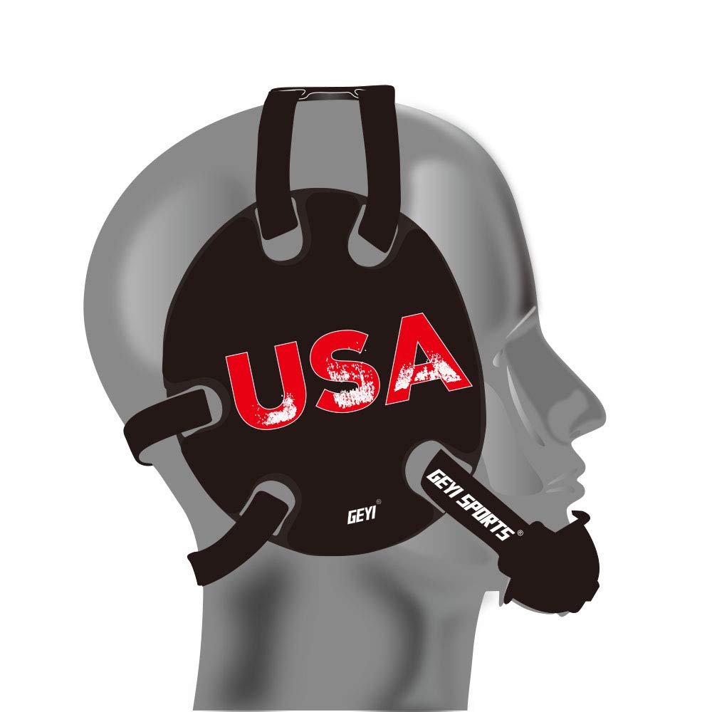 USA Flag Wrestling Headgear for Adults - Blue Protective Gear for Training & Matches | Perfect for MMA, BJJ & High School Wrestling