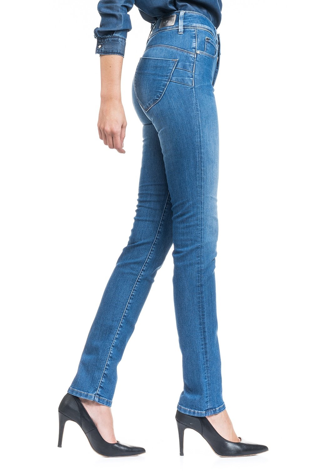 Slim Soft Touch Secret Push Up Jeans for Women - Comfortable & Flattering High Waist Denim Pants for Everyday Wear, Date Night & Casual Outings