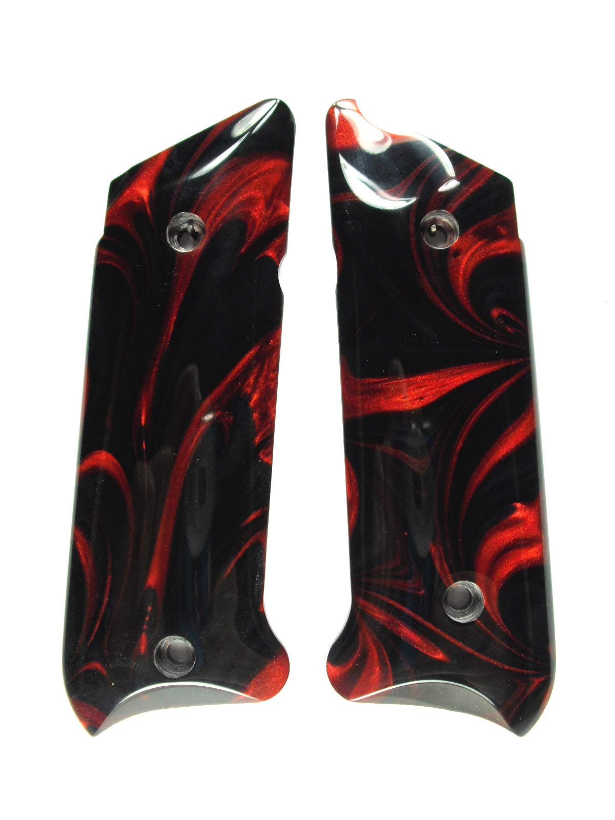 Premium Red & Black Pearl Ruger Mark IV Grips - Custom Handgun Grips for Enhanced Grip & Style | Perfect for Target Shooting, Competition & Concealed Carry