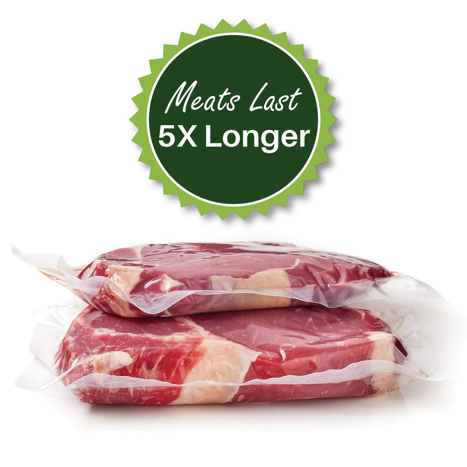 100-Feet Commercial Grade Vacuum Sealer Bag Roll - BPA & Phthalate Free, Sous Vide & Food Storage Bags with Cutter Box (11
