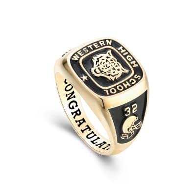 Authentic PJM Mementos USA Premium Class Ring for Men – 925 Sterling Silver or 10KT Gold Custom Signet Ring – Personalized High School, College & University Graduation Ring – Perfect Gift for Graduates, Alumni & Achievers – Ideal for Commencement Ceremonies, Alumni Reunions & Milestone Celebrations