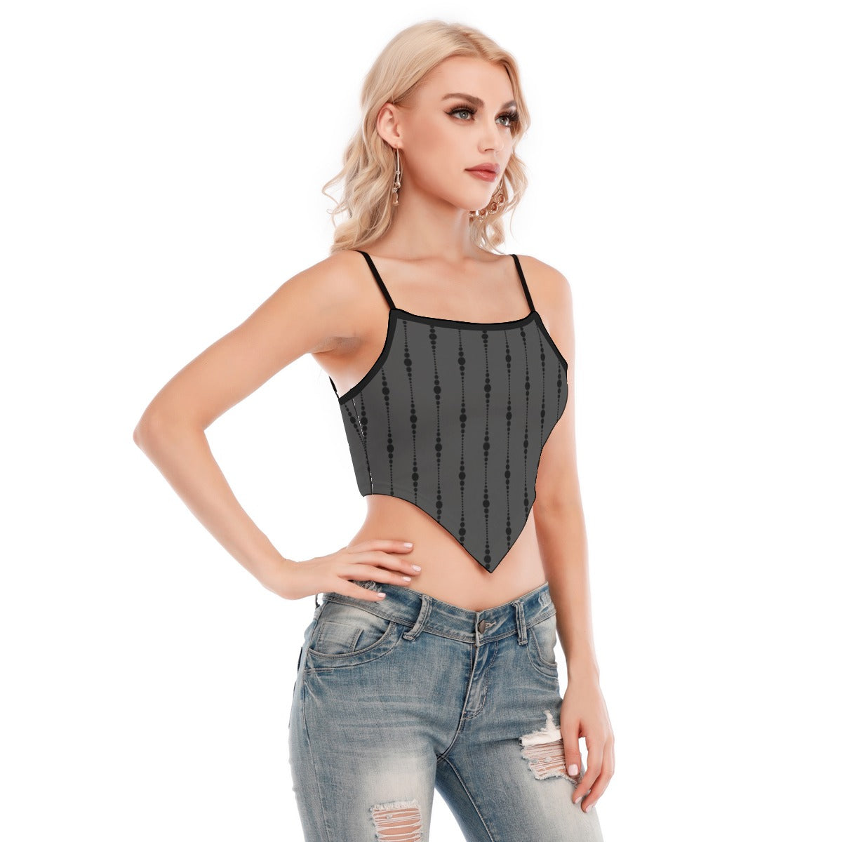 Black Sleeveless Cami Tube Top for Women - Stretchy Fashion Tank Top for Layering, Summer Outfits, and Casual Wear