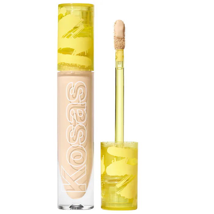 Kosas Corrector Revealer Super Creamy + Brightening Concealer with Caffeine & Hyaluronic Acid – Dark Circle Treatment for Under Eyes, Perfect for Daily Makeup & Skincare Routine