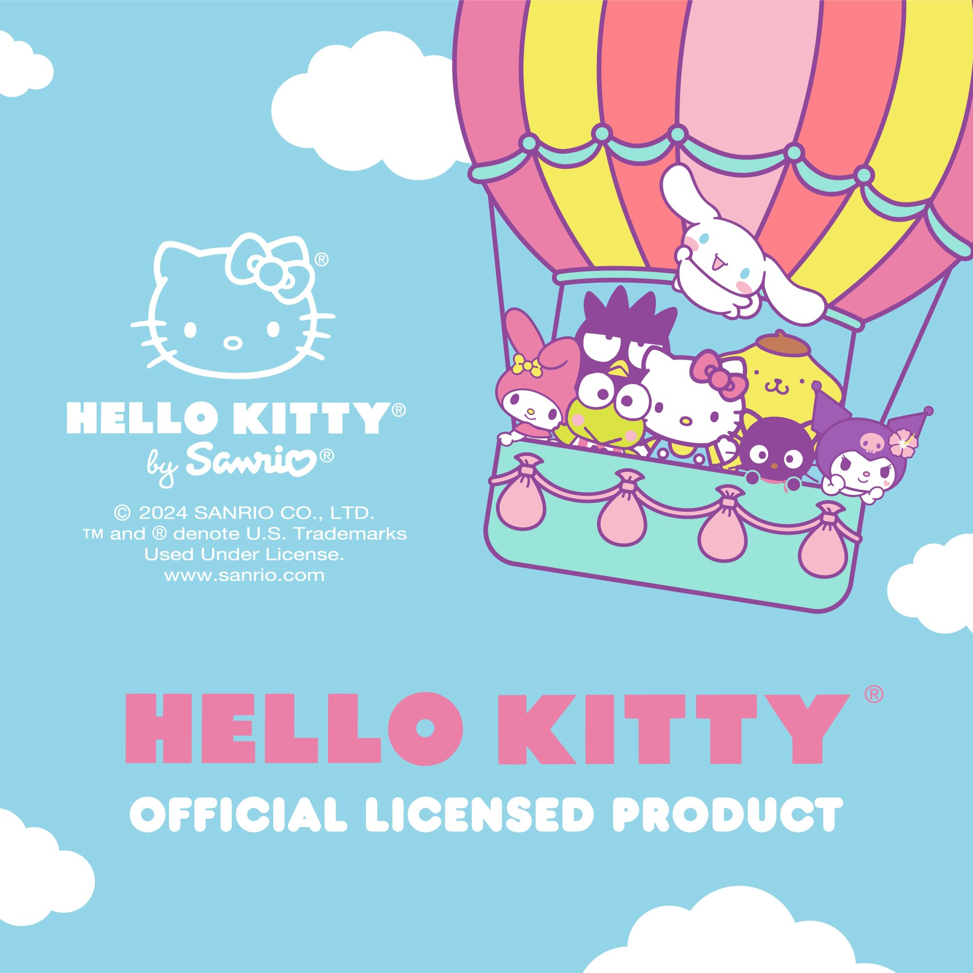 Hello Kitty Car Windshield Sun Shade - Officially Licensed Sanrio Cute Car Accessories for Women & Girls - Foldable UV Protection Sunshield for Summer - Perfect for Parking, Road Trips & Daily Commute
