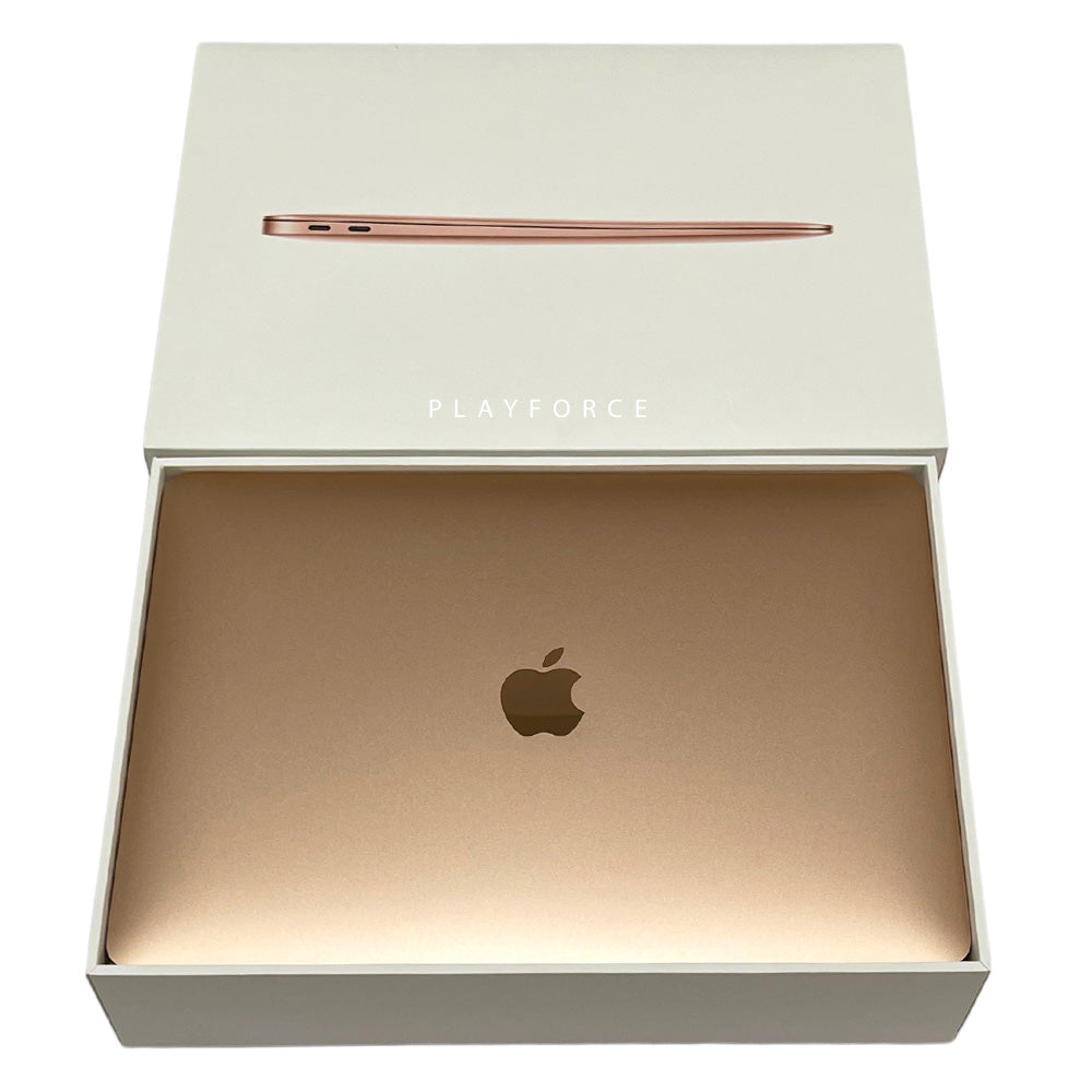 Apple MacBook Air M1 Chip 13-inch Laptop - 512GB SSD, 8GB RAM, Gold (Latest Model) - Perfect for Remote Work, Online Learning & Travel