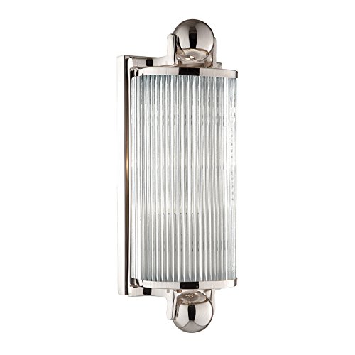 Polished Nickel Finish Bathroom Vanity Light Fixture - 5