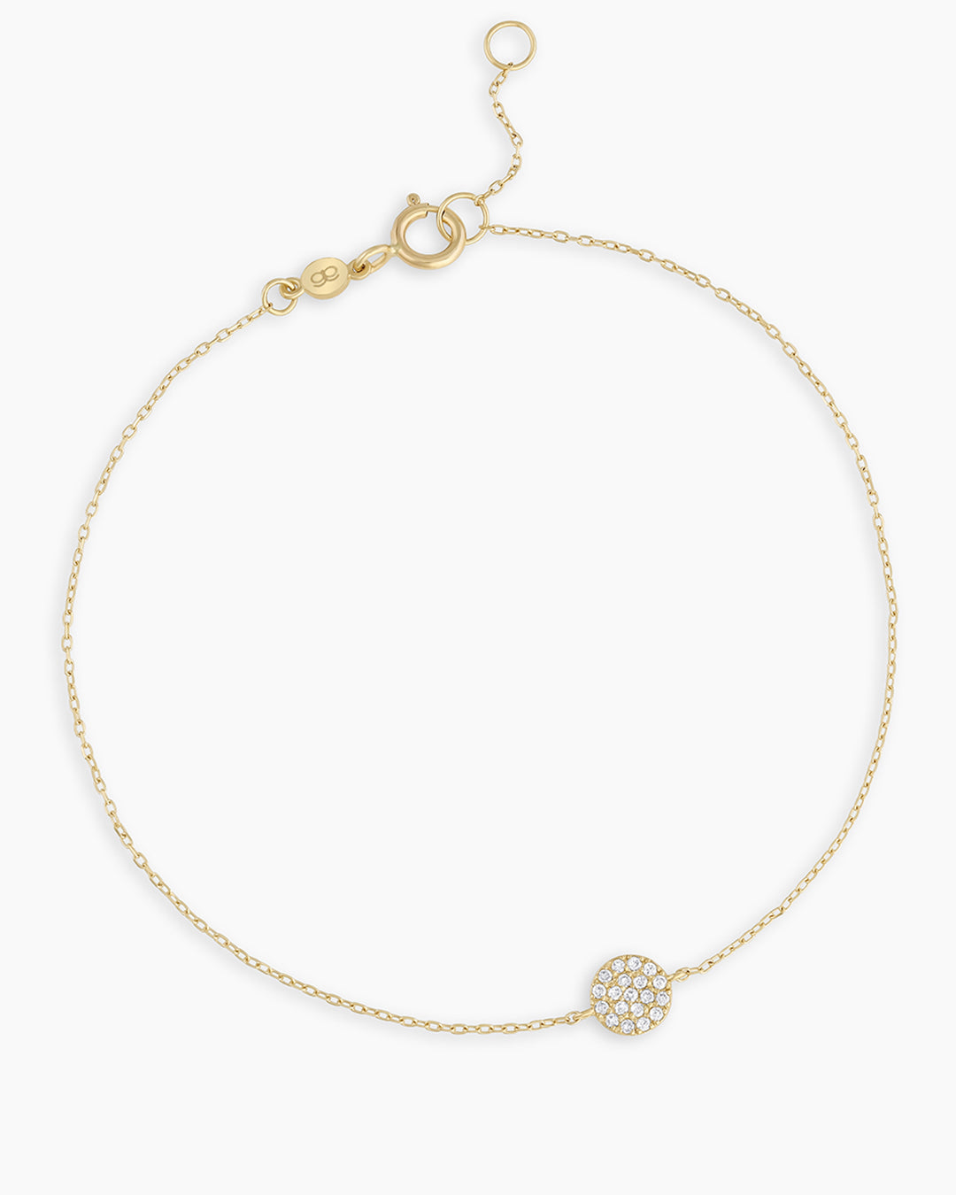 Elegant Diamond Pavé Bracelet for Women - 14K Gold Plated Sparkling Tennis Bracelet - Perfect for Weddings, Anniversaries & Special Occasions