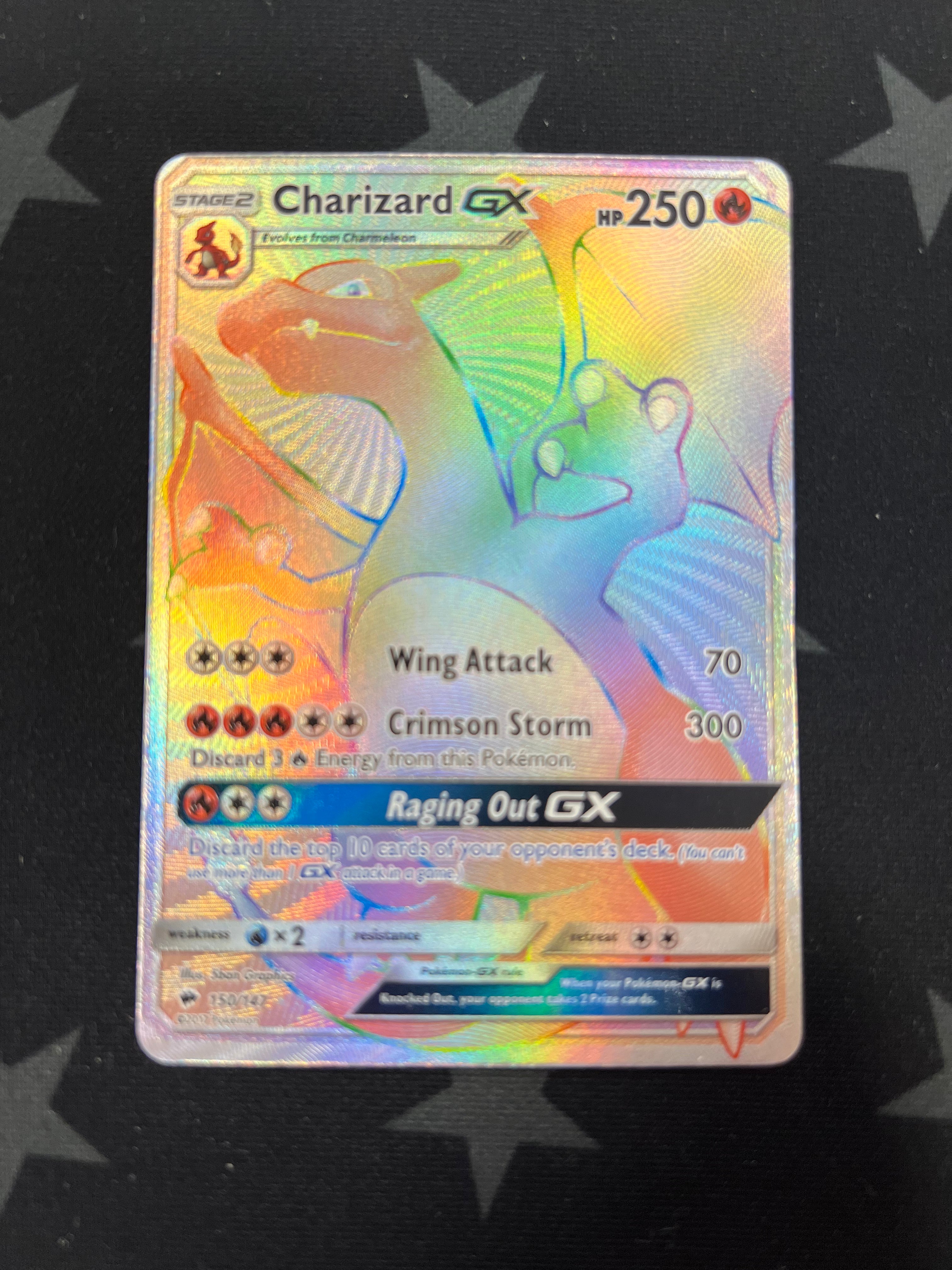 Charizard GX 150/147 (MP) - Rare Pokemon Trading Card - Collectible & Competitive Play for TCG Enthusiasts - Perfect for Battles, Collections & Gifts