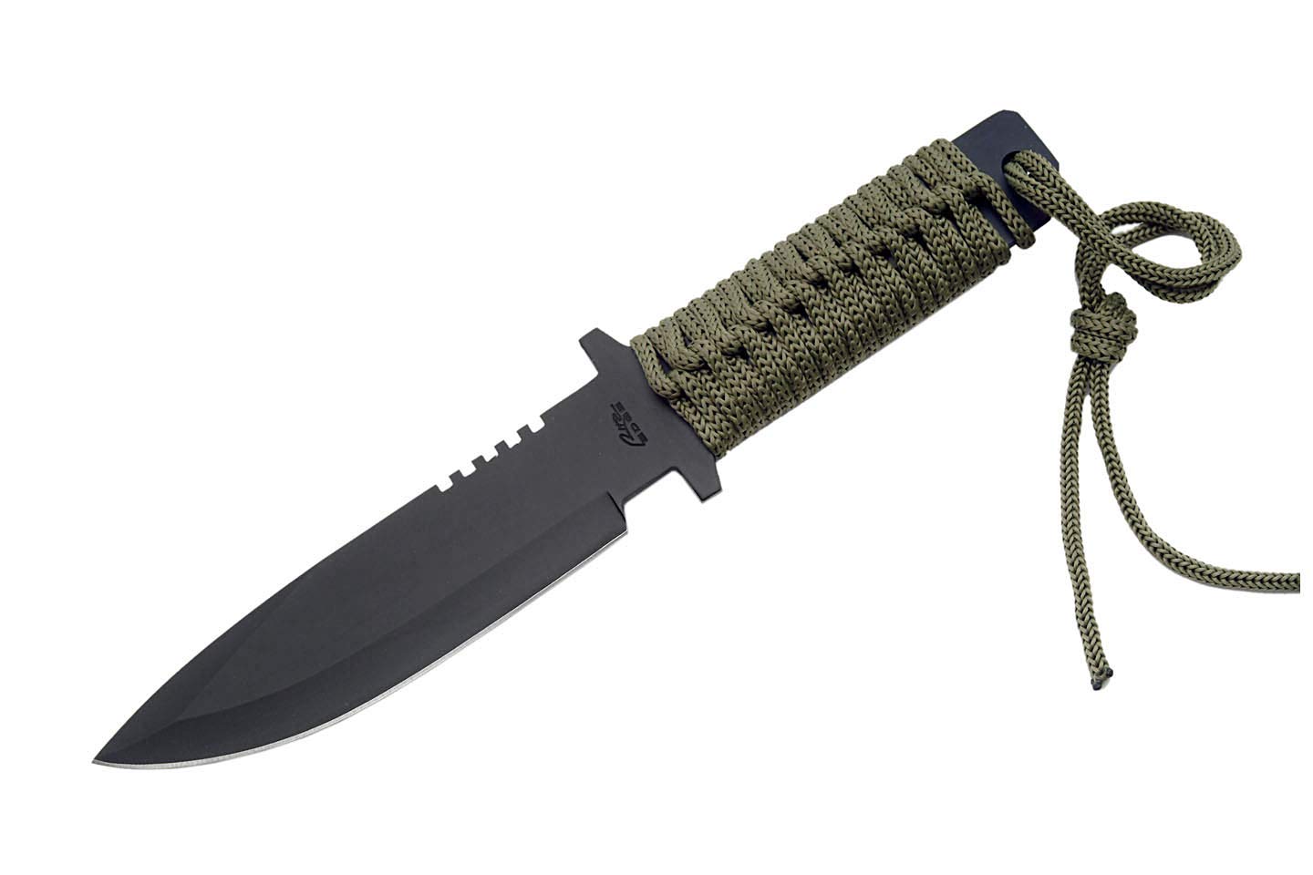 Szco Supplies Military Spear Point Knife - Tactical Survival Knife with Sheath, High Carbon Steel Blade for Outdoor Camping, Hunting & Emergency Preparedness