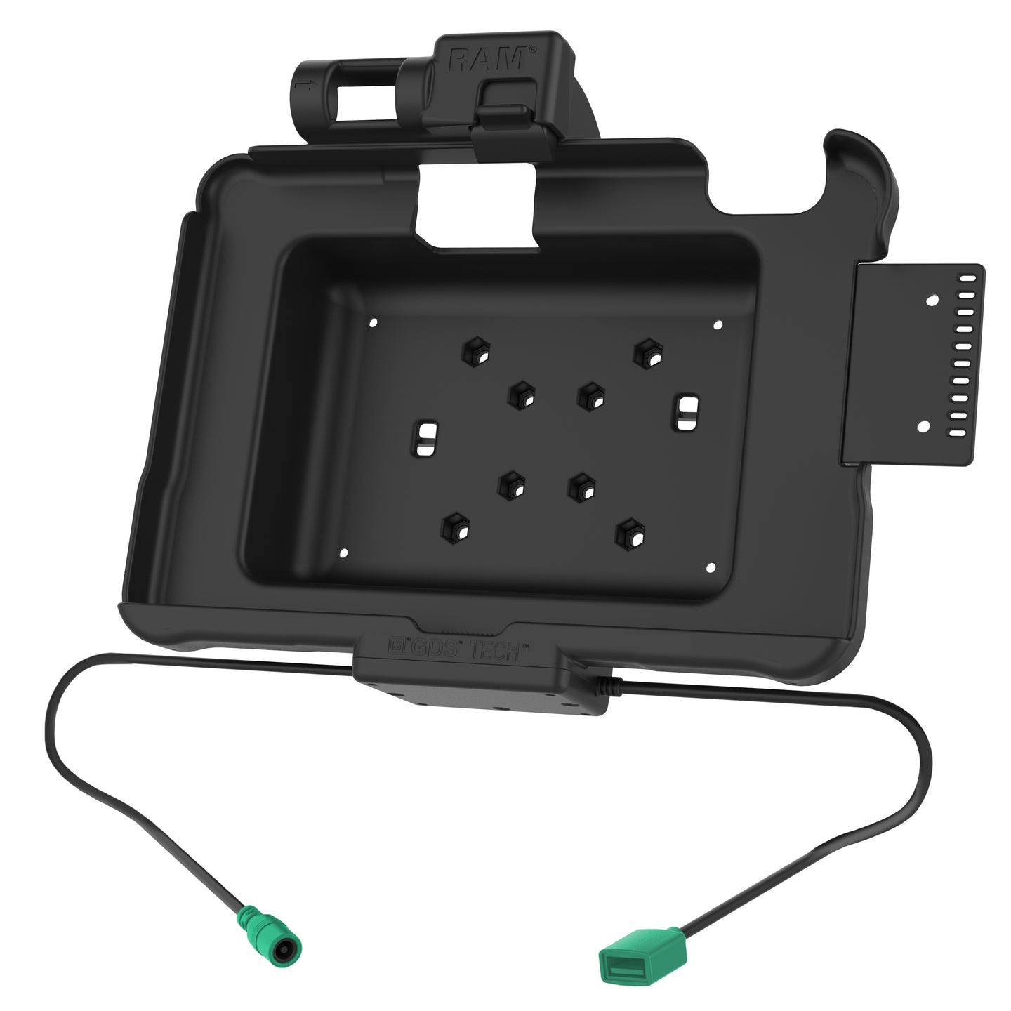 GDS® Power and Data Dock for Zebra ET5x 10.1 Series - RAM HOL ZE11PDU | Charging Station with USB Ports for Retail, Warehouse, and Logistics Use