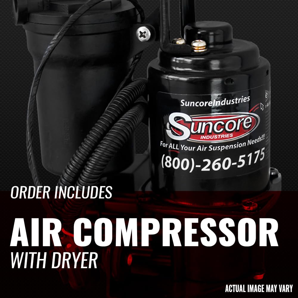 SUNCORE Air Ride Suspension Air Compressor Pump Replacement for 1995-2002 Land Rover Range Rover - Off-Road & Luxury SUV Suspension Upgrade