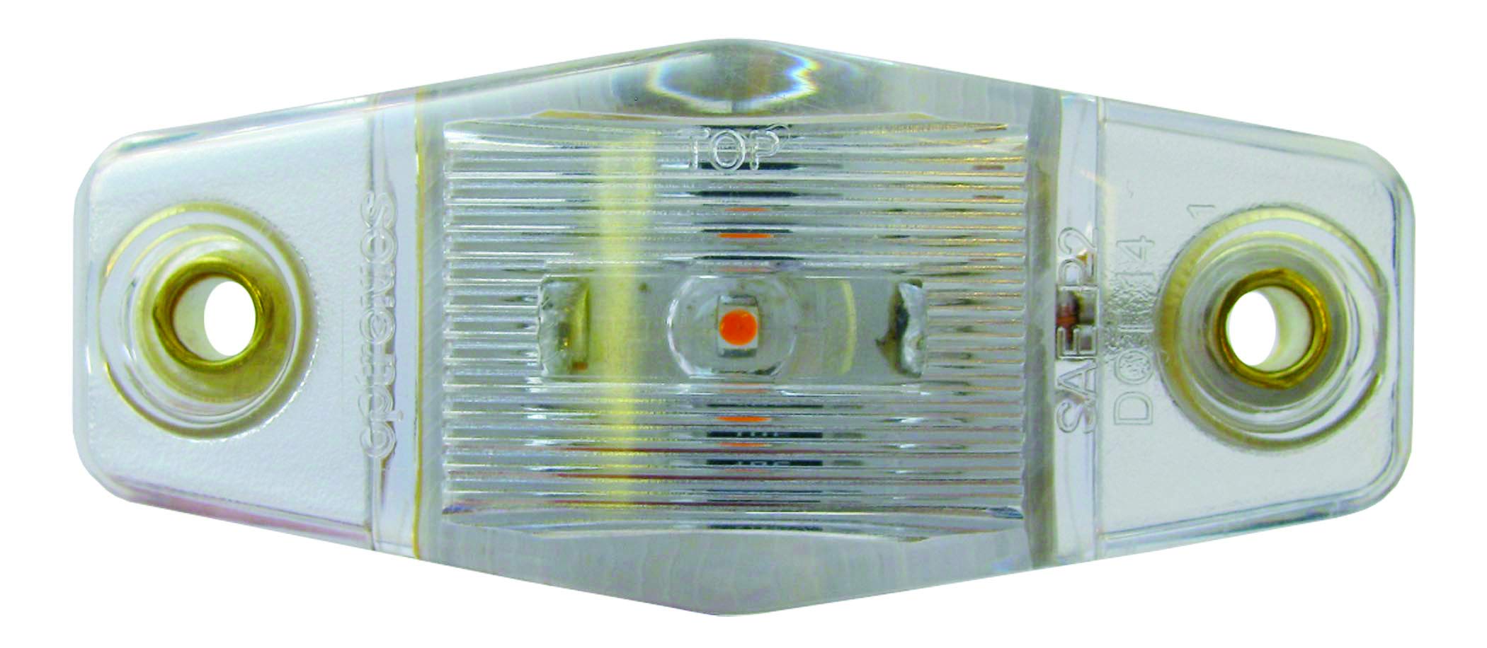 Optronics MCL99AC1BP Mini LED Marker Clearance Light - Amber Lens, Waterproof, DOT Certified for Trucks, Trailers & RVs - Perfect for Night Driving & Safety Visibility