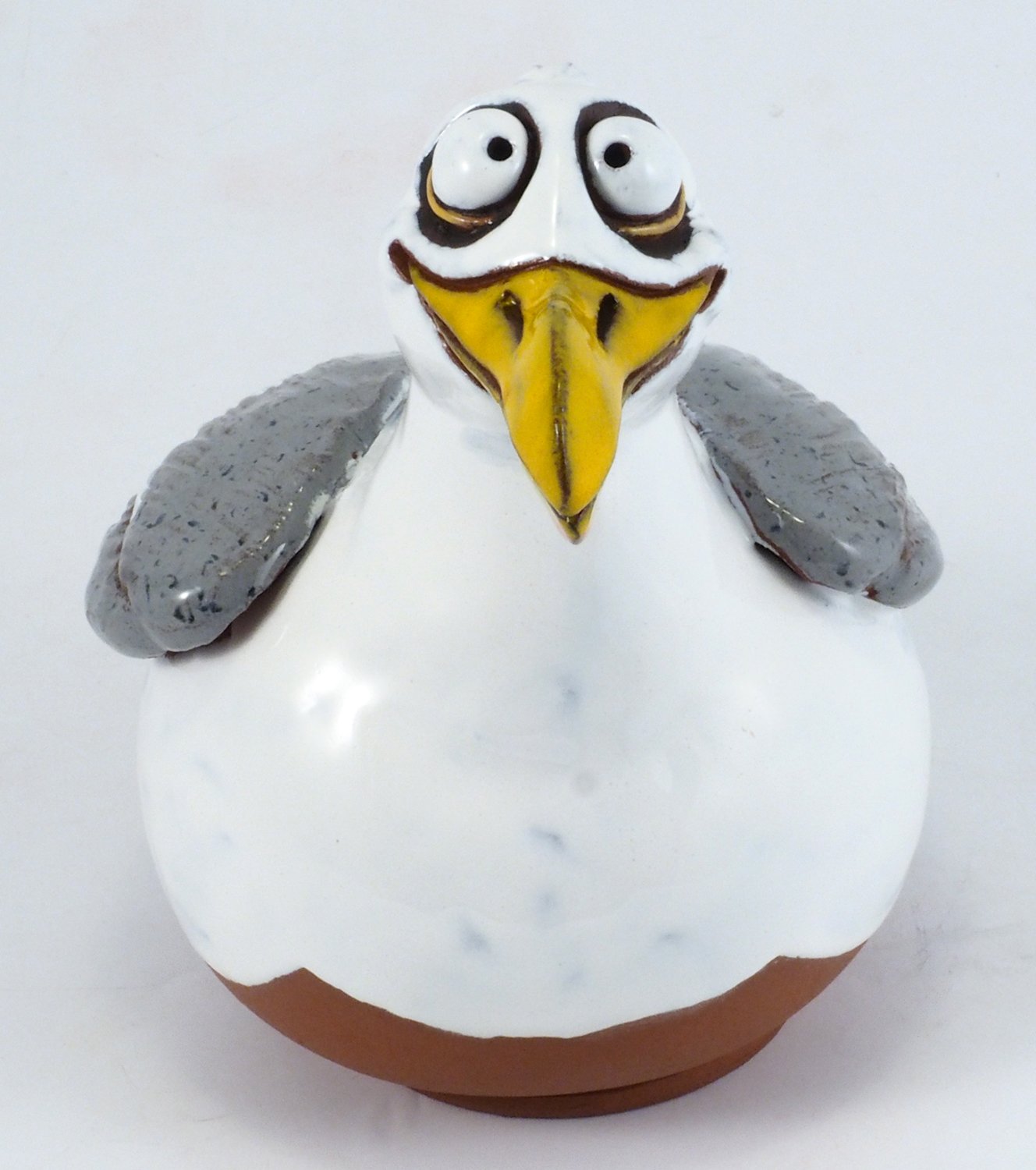 Handmade Frostproof Ceramic Seagull Lawn Stake - Unique Outdoor Garden Statue Decor for Women & Men - Perfect Gift for Gardeners, Yard & Patio Decoration - Ideal for Coastal, Beach & Backyard Themes