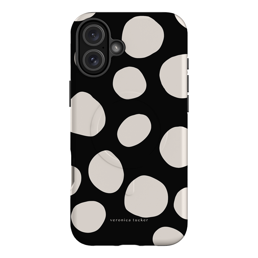 Premium Pebbles Noir Phone Case - Slim Protective Cover for iPhone & Samsung - Perfect for Everyday Use, Travel & Outdoor Activities