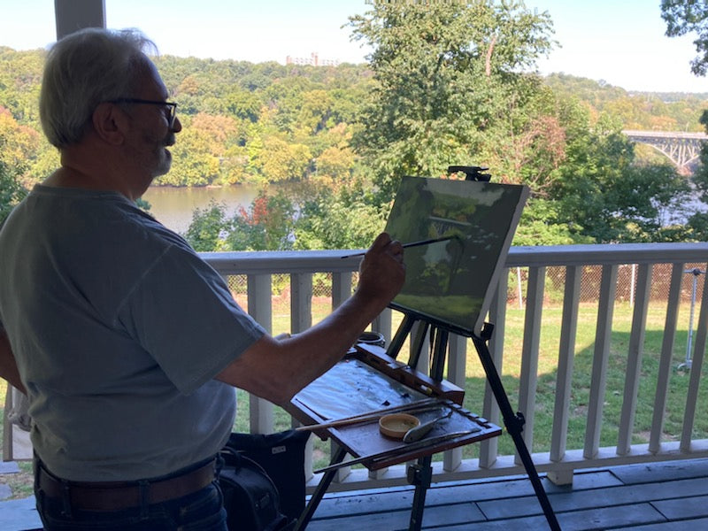 Keith Leitner's Plein Air Painting Kit for Fairmount Park Historic Houses - Perfect for Outdoor Art & Landscape Painting Enthusiasts