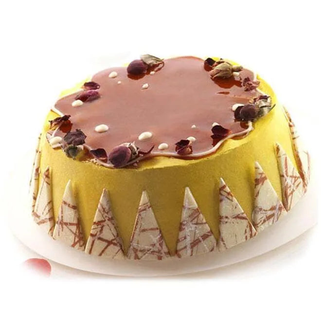 Nonstick White Silicone Genoise Cake Mold - Perfect for Baking Sponge Cakes, Cheesecakes & Desserts at Home