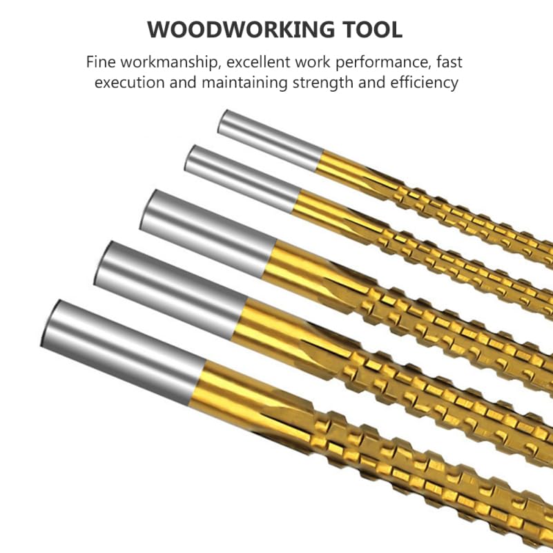 6 Pcs High-Speed Steel Twist Drill Bits Set (3-8mm) - Multi-Purpose Sawtooth Drill for Metal, Wood & Plastic - Perfect for DIY Projects, Home Repair & Woodworking