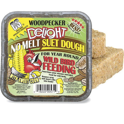 Premium Woodpecker Delight Suet Cakes - High Energy Wild Bird Food for Woodpeckers, Nuthatches & Songbirds - Perfect for Backyard Bird Feeders & Winter Bird Feeding
