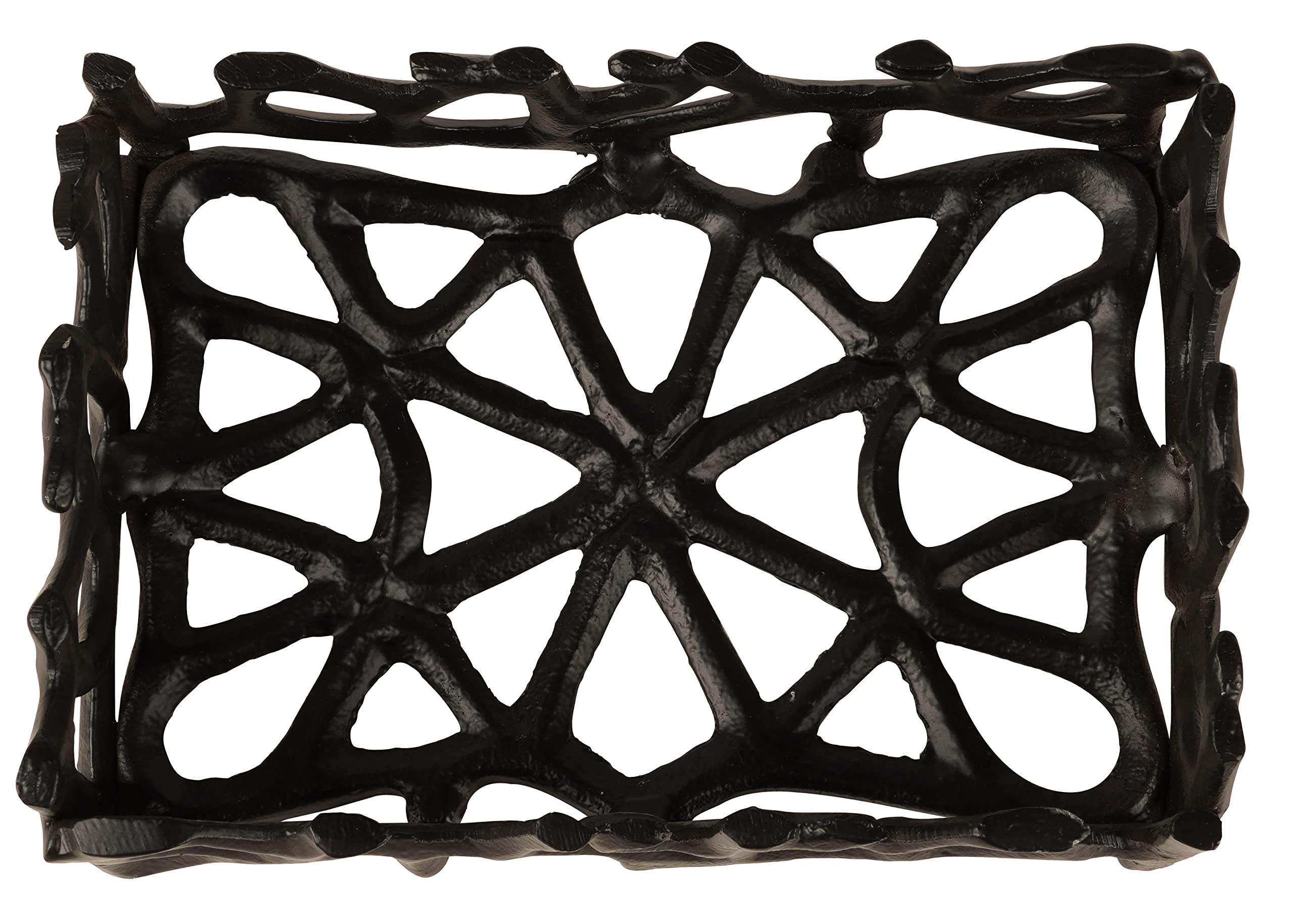 Vintage Cast Iron Fruit and Bread Basket - Rustic Kitchen Serving Bowl for Bread, Fruits, Pastries - Perfect for Farmhouse Dining, Restaurant Display, and Home Kitchen Storage
