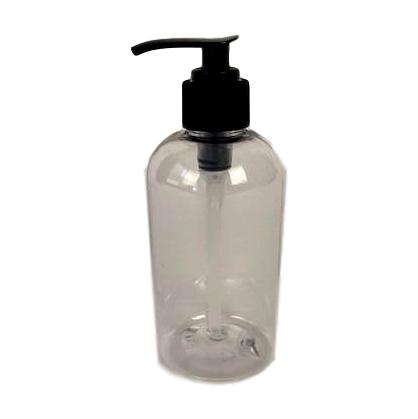8 oz Clear Short Pump Bottle - Leak-Proof & Durable for Travel, Gym, and Home Use - Perfect for Lotions, Soaps, and Essential Oils