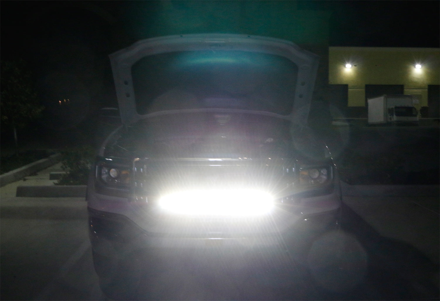 150W 30-Inch CREE LED Light Bar with Behind Grille Mounting Bracket & Wiring Harness - Compatible with Chevy Silverado 1500/2500/3500 - Perfect for Off-Roading, Hunting, and Night Driving
