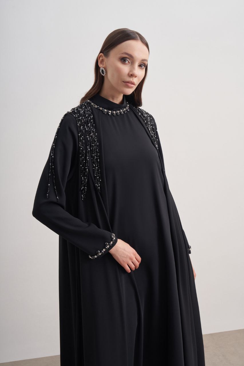 Elegant Verona Maxi Dress - Long Flowy Abaya Dress for Women | Perfect for Casual Outings, Beach Wear & Special Occasions
